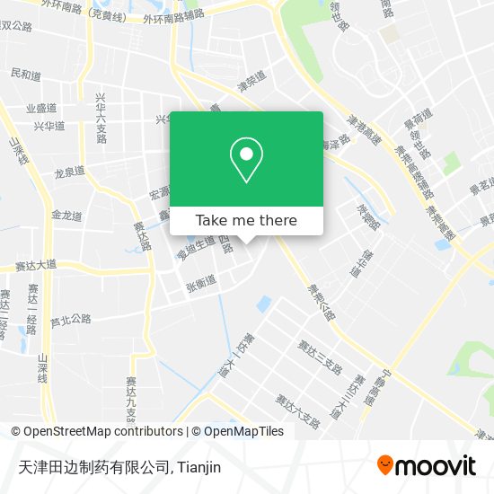 天津田边制药有限公司 map
