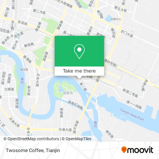Twosome Coffee map