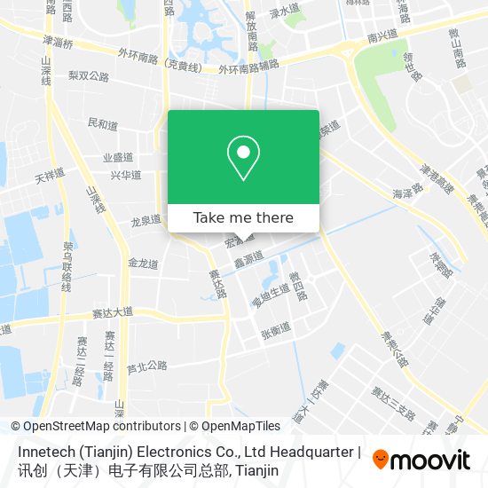 Innetech (Tianjin) Electronics Co., Ltd Headquarter | 讯创（天津）电子有限公司总部 map