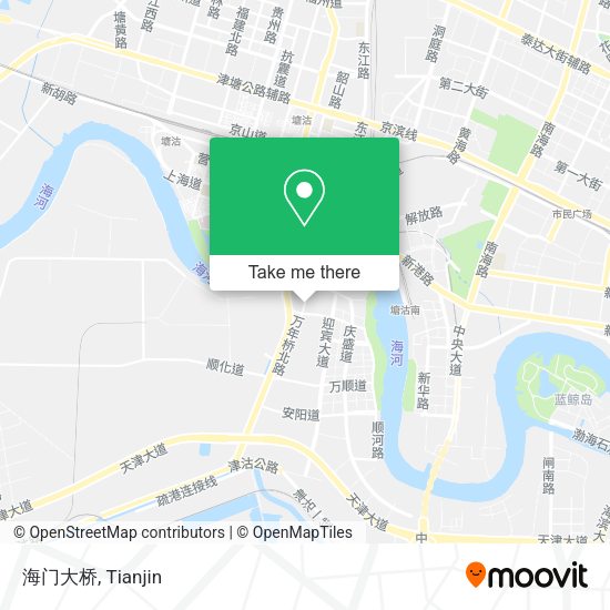 海门大桥 map