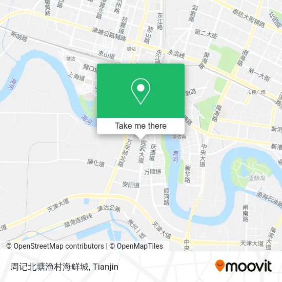 周记北塘渔村海鲜城 map