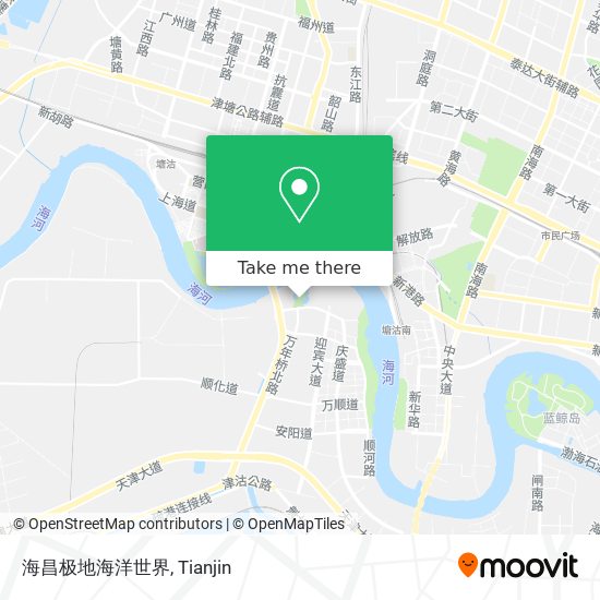 海昌极地海洋世界 map