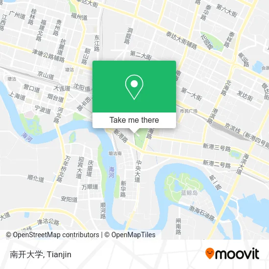 南开大学 map
