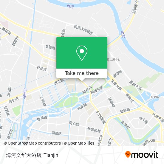海河文华大酒店 map