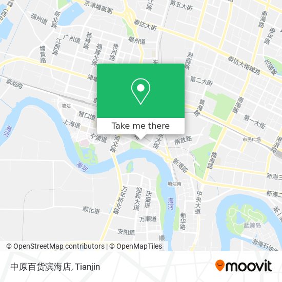 中原百货滨海店 map
