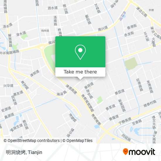 明洞烧烤 map