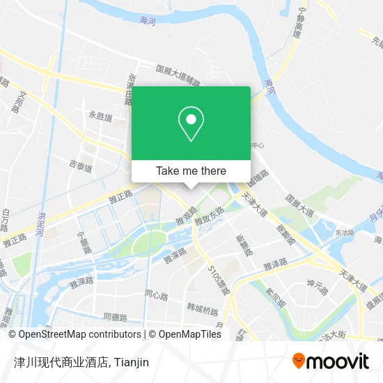 津川现代商业酒店 map