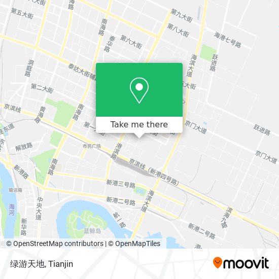 绿游天地 map