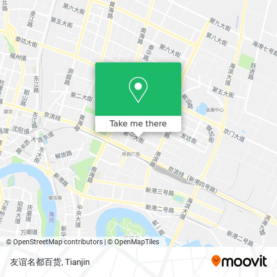 友谊名都百货 map