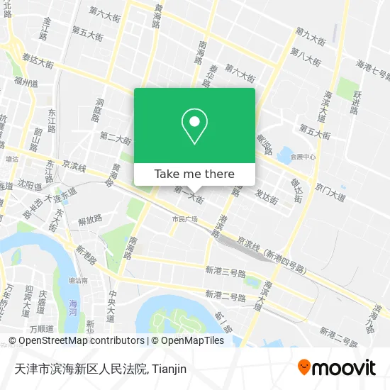天津市滨海新区人民法院 map
