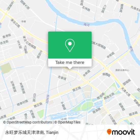 永旺梦乐城天津津南 map