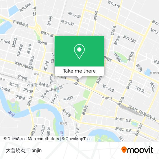 大善烧肉 map