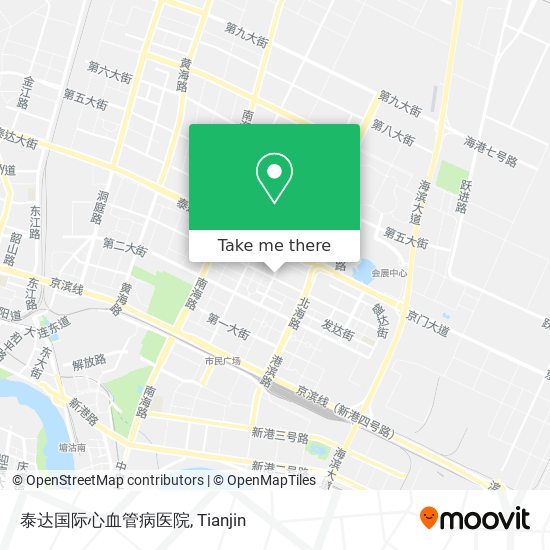 泰达国际心血管病医院 map