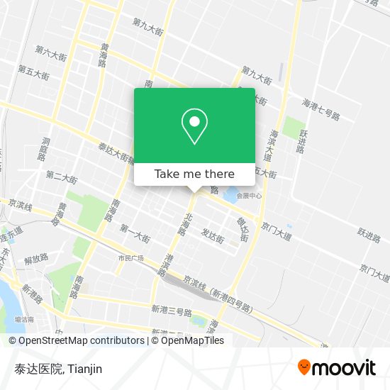 泰达医院 map