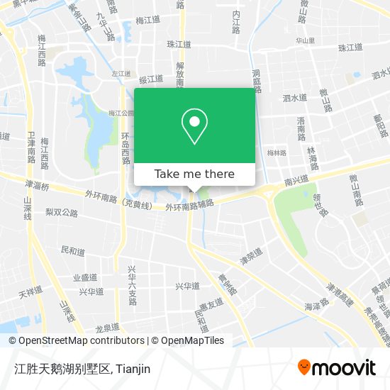 江胜天鹅湖别墅区 map