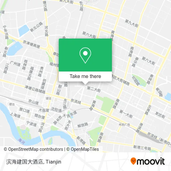 滨海建国大酒店 map
