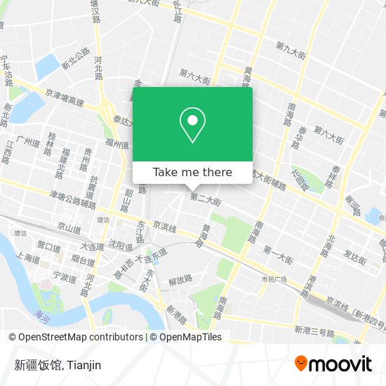 新疆饭馆 map