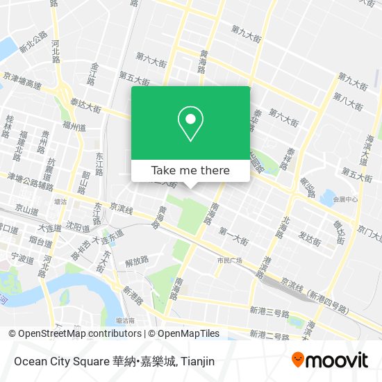 Ocean City Square 華納•嘉樂城 map