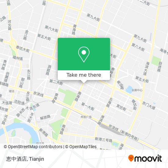 恵中酒店 map