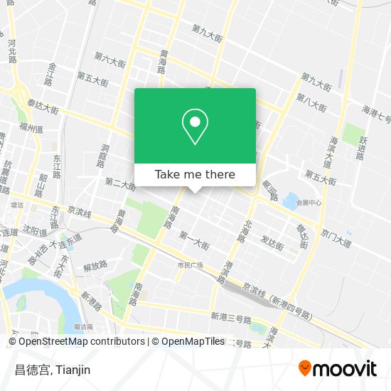 昌德宫 map