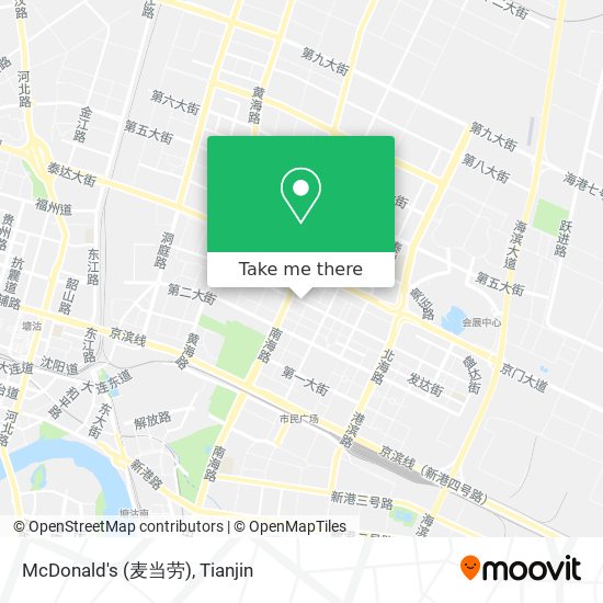 McDonald's (麦当劳) map