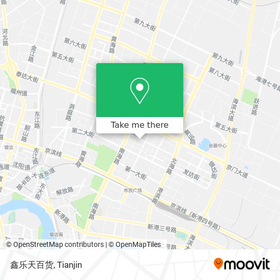 鑫乐天百货 map