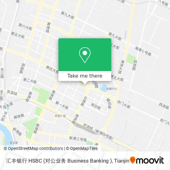 汇丰银行 HSBC (对公业务 Business Banking ) map