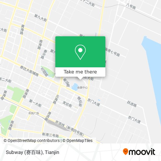 Subway (赛百味) map