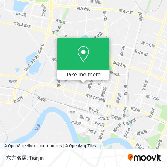 东方名居 map