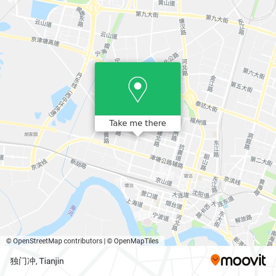 独门冲 map
