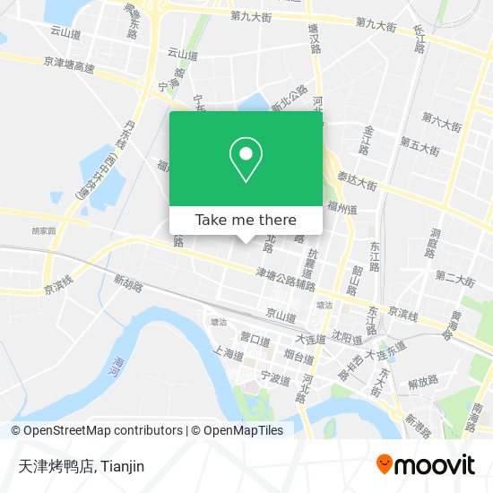 天津烤鸭店 map