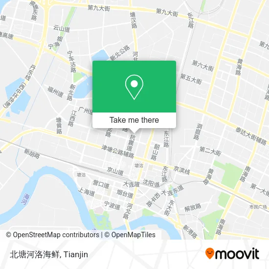 北塘河洛海鲜 map