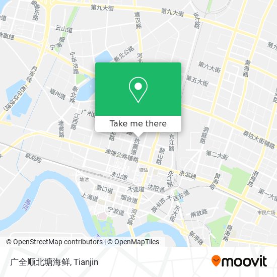 广全顺北塘海鲜 map
