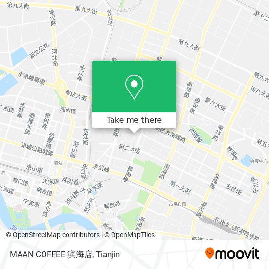 MAAN COFFEE 滨海店 map