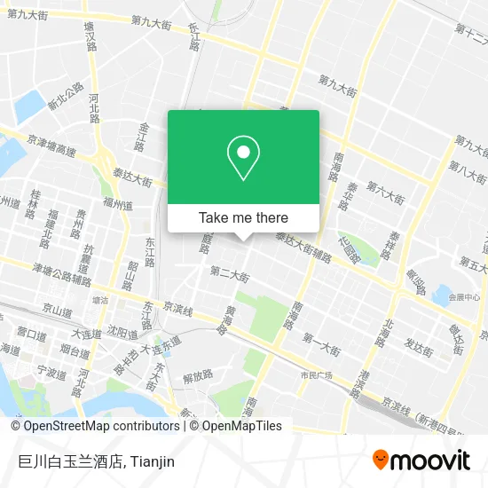 巨川白玉兰酒店 map