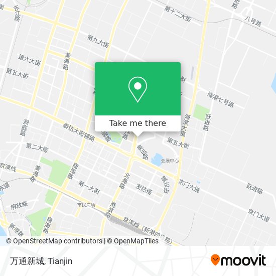 万通新城 map