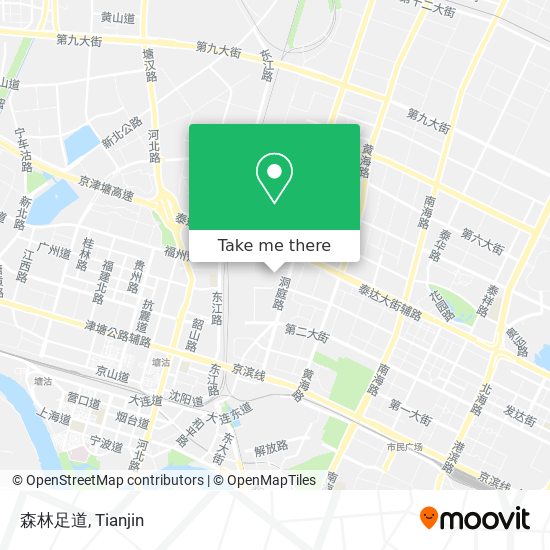 森林足道 map