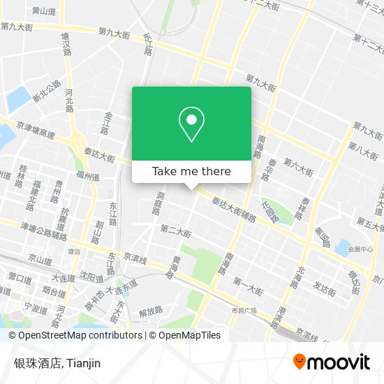 银珠酒店 map
