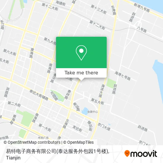 易特电子商务有限公司(泰达服务外包园1号楼) map