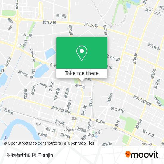 乐购福州道店 map