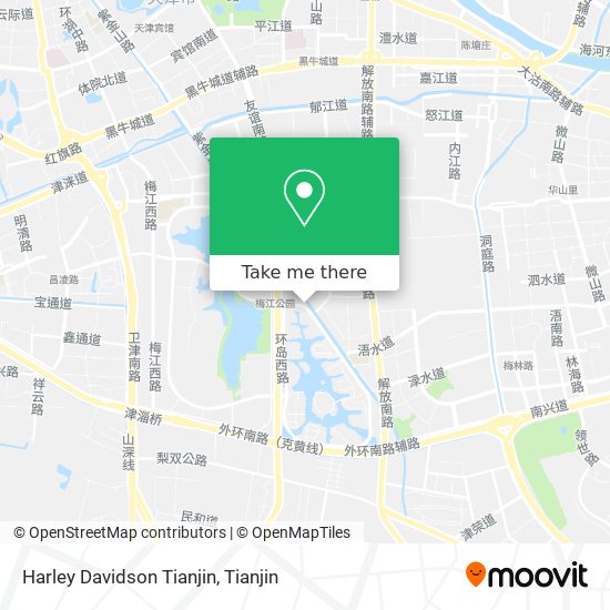 Harley Davidson Tianjin map