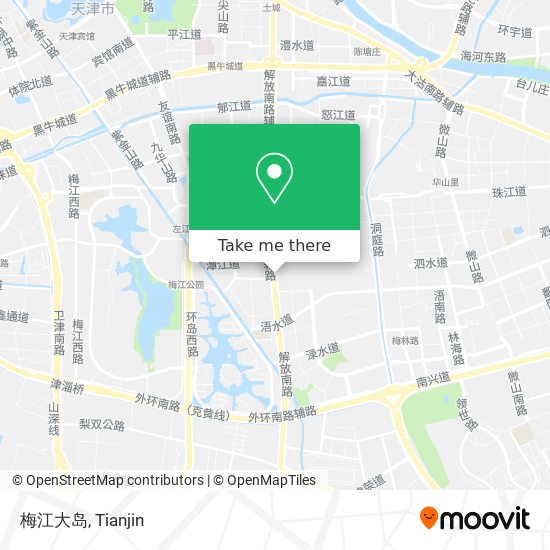 梅江大岛 map