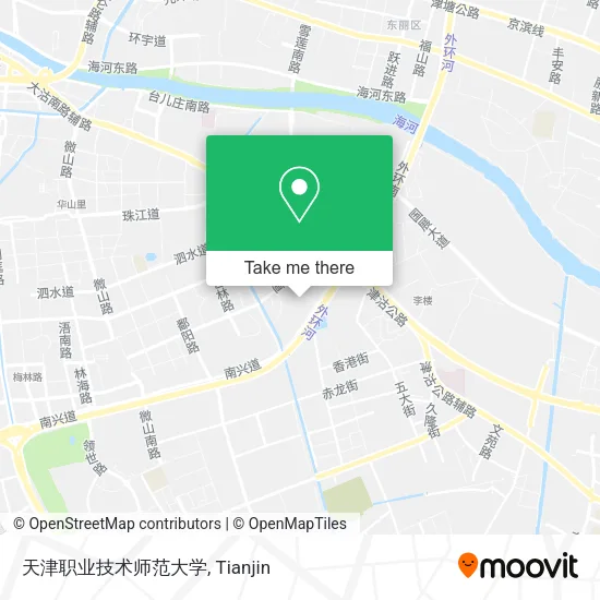 天津职业技术师范大学 map