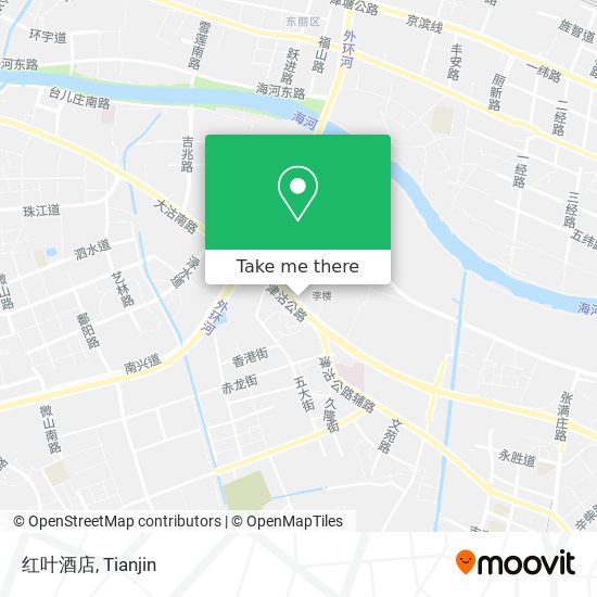 红叶酒店 map