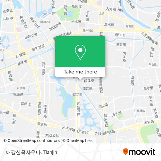 애강산옥사우나 map
