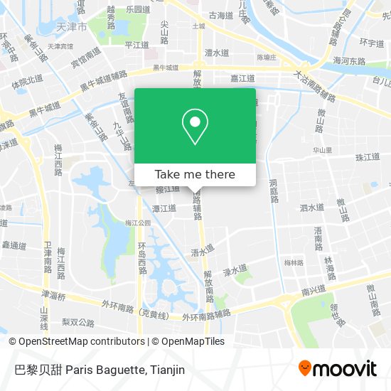 巴黎贝甜 Paris Baguette map