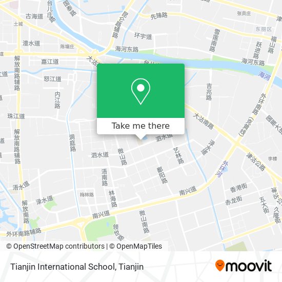 Tianjin International School map