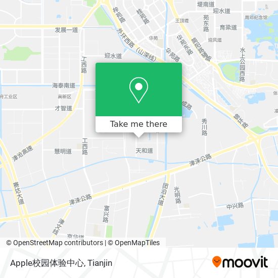 Apple校园体验中心 map
