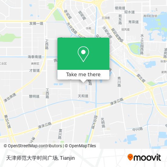 天津师范大学时间广场 map