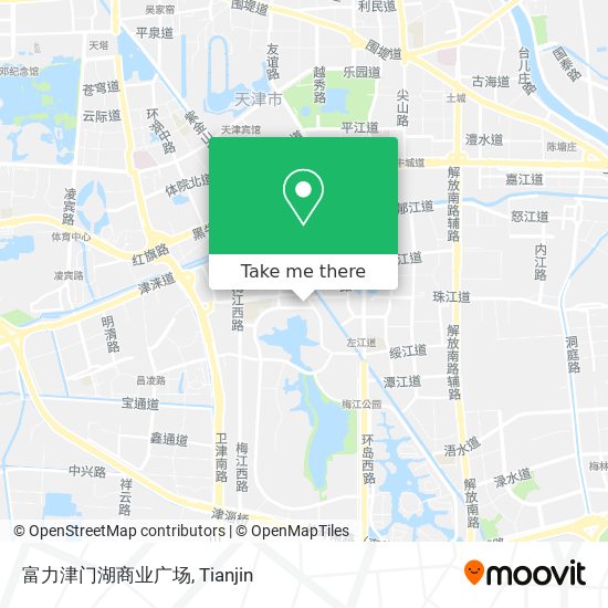 富力津门湖商业广场 map